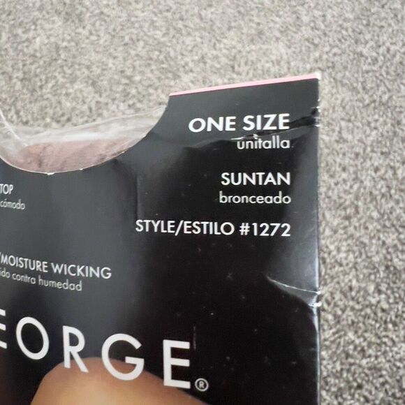 NEW George Silky Sheer Knee-Highs, 3 Pair Pack - Picture 4 of 5